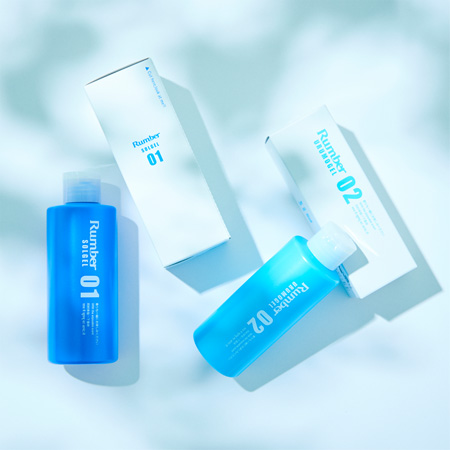 Rumber01とRumber02のボトルとパッケージの画像